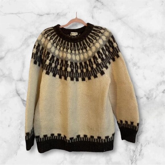 Vintage Benco's 100% Icelandic Wool Knit Sweater Men’s Or Women’s XL